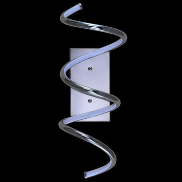 Scribble 7" Modern Metal Integrated LED Vanity Light Sconce - JONATHAN Y